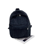 College Corduroy Men's/Women's Backpack Large Capacity Student Bag