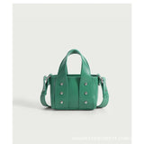 Rivet Pu Leather Mini Handbag Women'S Messenger Bag