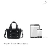 Rivet Pu Leather Mini Handbag Women'S Messenger Bag