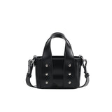 Rivet Pu Leather Mini Handbag Women'S Messenger Bag