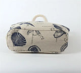 Cotton Strap Shoulder Bags Printed Tower Shell Travel Bags Large Size