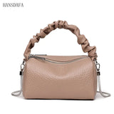 Cow Leather Chain Women Shoulder Crossbody Bags Ladies Tote Handbags