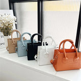 Crocodile Pattern PU Leather Crossbody Bags Women Chain Shoulder Handbags Mini P