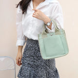 Fashionable Multifunction Students Satchel Handbag with Big Pockets