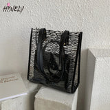 Transparent PVC Shoulder Bag Large Capacity Messenger Bag