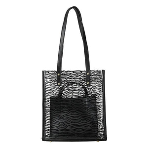 Transparent PVC Shoulder Bag Large Capacity Messenger Bag