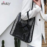 Transparent PVC Shoulder Bag Large Capacity Messenger Bag
