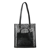 Transparent PVC Shoulder Bag Large Capacity Messenger Bag