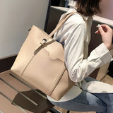 Women PU Leather Handbag Shoulder Bag Casual Female Tote Purses