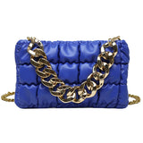 Women's Chain Shoulder Bag Soft Tote Crossbody Handbags