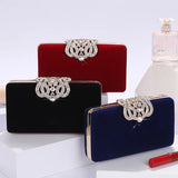 Crystal Evening Clutch Wedding Party Shoulder Bag Purse