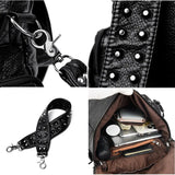 Soft Leather Backpack for Women Large Capacity School Bag