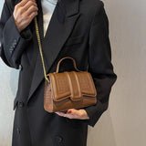 Stone Pattern Evening Clutch Chain Messenger Bag PU Leather Shoulder Purse