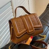 Stone Pattern Evening Clutch Chain Messenger Bag PU Leather Shoulder Purse