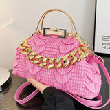 Pink Green Shoulder Bags Chain Crossbody Bags Totes