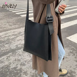 Women's Large Capacity Shoulder Bag Soft PU Leather Tote Handbag