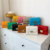 Diamond Lattice Small Flap Women Bags Shoulder Messenger Purses