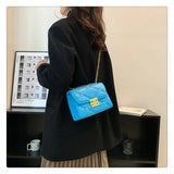 Diamond Lattice Small Flap Women Bags Shoulder Messenger Purses