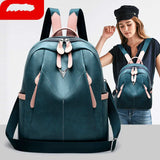 Waterproof Anti-theft Women's Backpack Oxford Cloth School Bag Y27