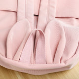 Women Rabbit Ears School Bag Teen Travel Backpack 4 Colors