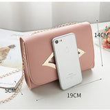 Big Lips Shoulder Bag Women Stars Leather Change Purse