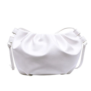 Pleated Shoulder Bags Casual Shopping Messenger Bags