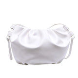 Pleated Shoulder Bags Casual Shopping Messenger Bags
