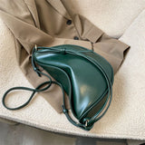 Shoulder Bag Handbags PU Leather Banana Crossbody Bags Women Phone Purses