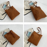 Canvas Shoulder Tote Bag for Women Large Capacity Shopping Bag