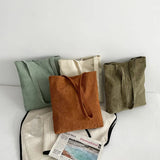 Canvas Shoulder Tote Bag for Women Large Capacity Shopping Bag