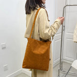 Canvas Shoulder Tote Bag for Women Large Capacity Shopping Bag