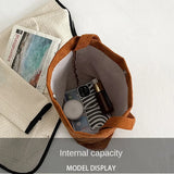 Canvas Shoulder Tote Bag for Women Large Capacity Shopping Bag