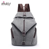 Casual Canvas Women Backpack Large Capacity Female Backpacks