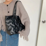 Chain Shoulder Bags for Women Cotton Hand Bag Tote Purse Handbags