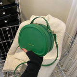 Circular Shoulder Bag Ladies Handbags And Purses Casual Crossbody Bags