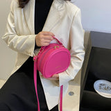 Circular Shoulder Bag Ladies Handbags And Purses Casual Crossbody Bags