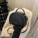 Circular Shoulder Bag Ladies Handbags And Purses Casual Crossbody Bags