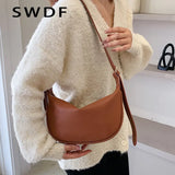 Soft Pu Leather Crossbody Bag for Women Shoulder Messenger Travel Hobos Purse