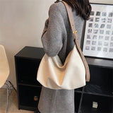 Casual Tote Women Leather Shoulder Bag with Large Pockets
