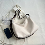 Casual Tote Women Leather Shoulder Bag with Large Pockets