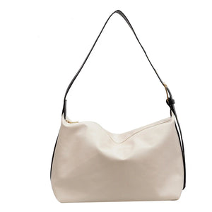 Casual Tote Women Leather Shoulder Bag with Large Pockets