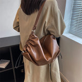 Casual Women Pu Leather Shoulder Bag Large Capacity Crossbody Soft Handbag