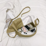 Dumpling Bag Women Tote Bag PU Leather Crossbody Large Handbag