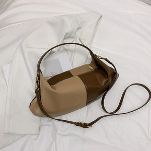 Dumpling Bag Women Tote Bag PU Leather Crossbody Large Handbag