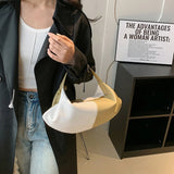Dumpling Bag Women Tote Bag PU Leather Crossbody Large Handbag