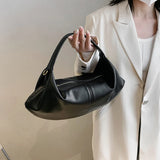 Dumpling Bag Women Tote Bag PU Leather Crossbody Large Handbag