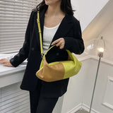 Dumpling Bag Women Tote Bag PU Leather Crossbody Large Handbag