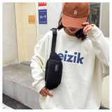 Canvas Fanny Pack for Women Chest Bag Waist Shoulder Crossbody