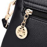 Women's Messenger Crossbody Bag Soft PU Leather Handbag Phone Purse