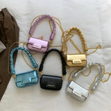 PVC Crossbody Bag Laser Transparent Women Beach Bag